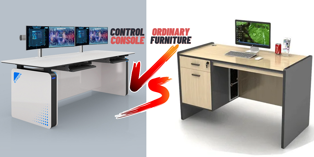 What is the difference between control console furniture and ordinary furniture?