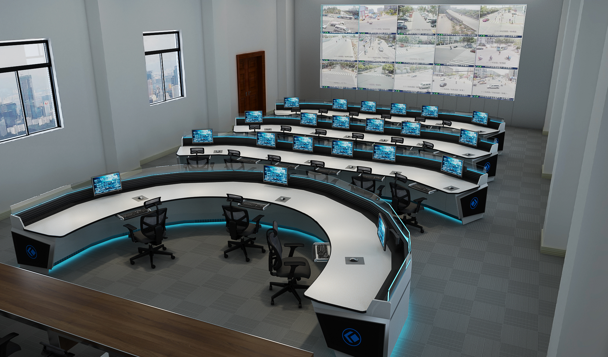 What are the benefits of the control room console?